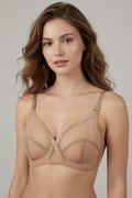 Sheer Embrace — Geometric Mesh Bra image 1