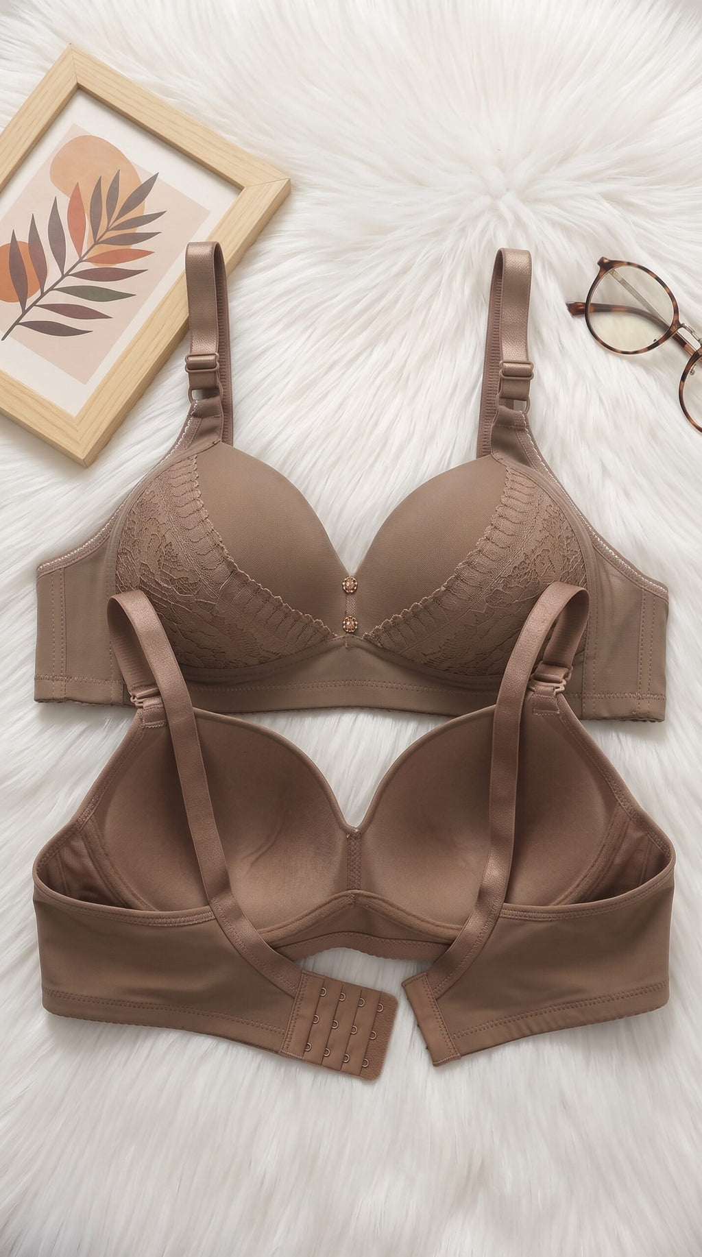 Lace Edge Bra — Available in 6 Colors image