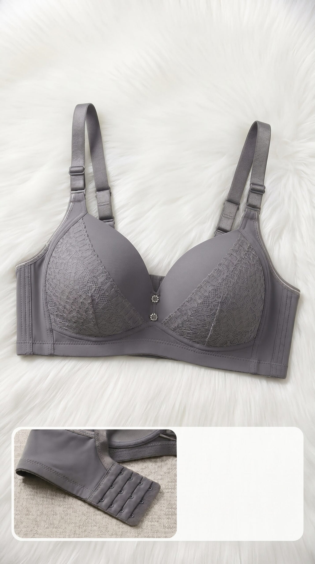 Lace Edge Bra — Available in 6 Colors image
