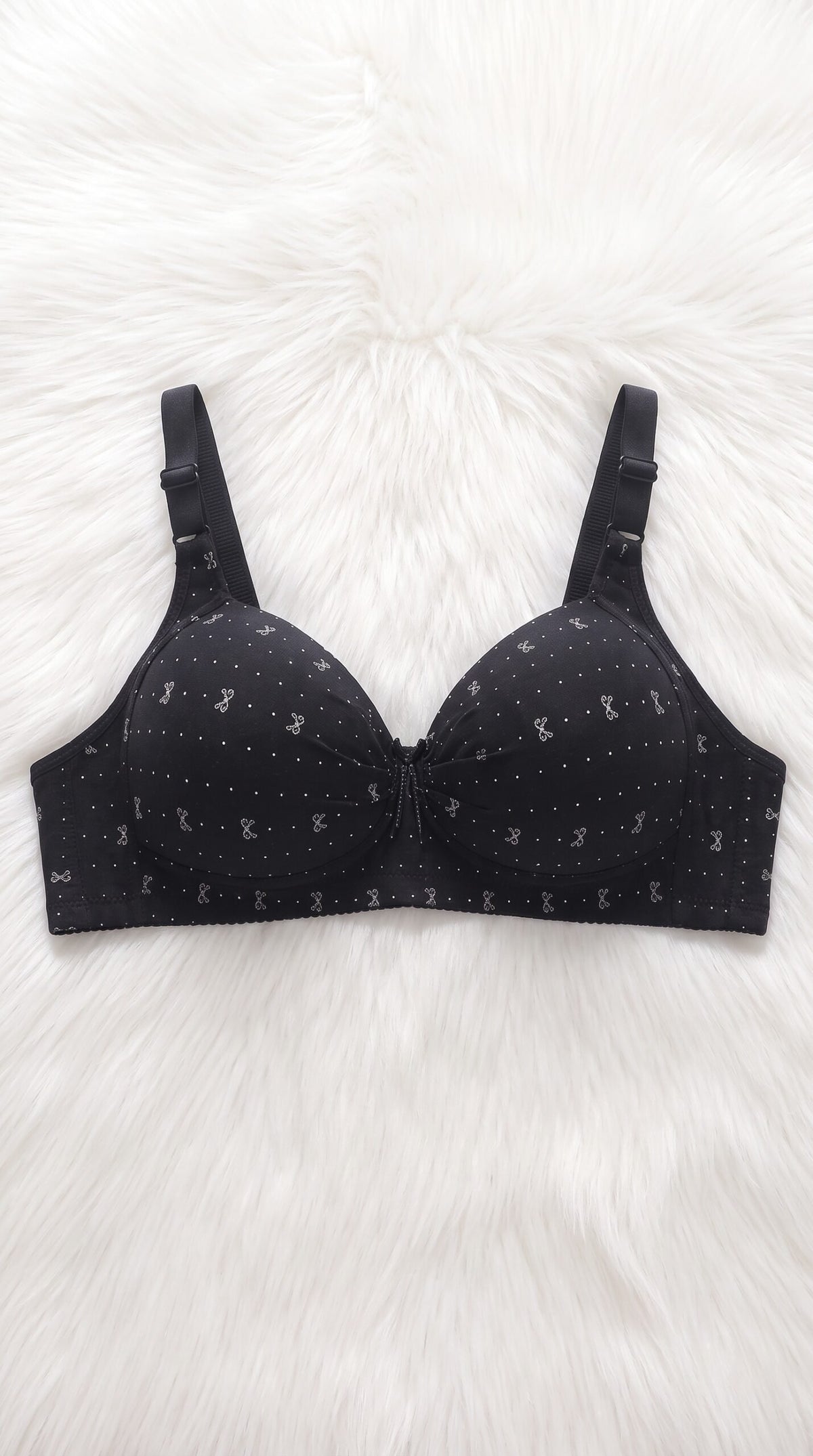 Polka Bow Essentials Bra — Available in 6 Colors image 2