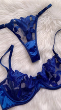 Tiger Lily Lace Collection – Bra & Thong Sets (Blue, Orange, Red) image 1