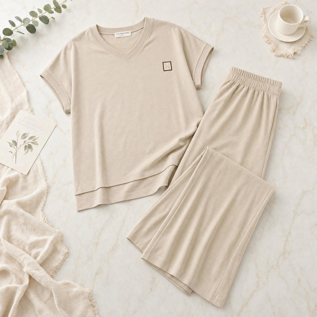 Cozy Loungewear Set – Comfort Meets Style Soft Fabric | Relaxed Fit | Perfect for Home & Casual Outings image 0